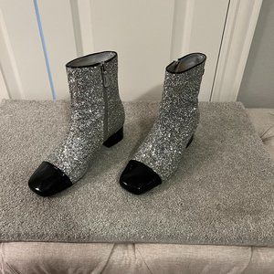 Chanel Sparkle Ankle Boots EU Size 38 - Used